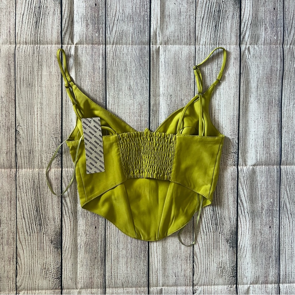 ▪️NWT Green Corset Top▪️ - Picture 4 of 4